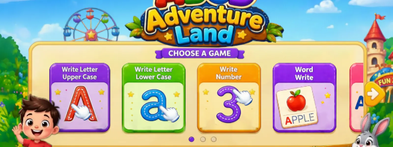 ABCD Adventure Land banner